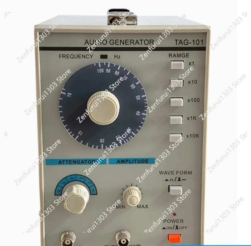 TAG101 10Hz-1MHz Audio Signal Generator High Frequency Low Frequency Signal Generator Sine Wave Square Wave AC 100-240V