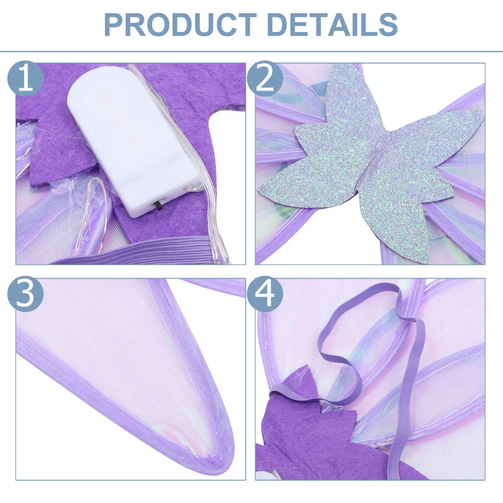 

Светящиеся крылья феи, светящееся крыло для костюмированной вечеринки, фестиваля, танцевального выступления, подростков, взрослых женщин, ангельская бабочка