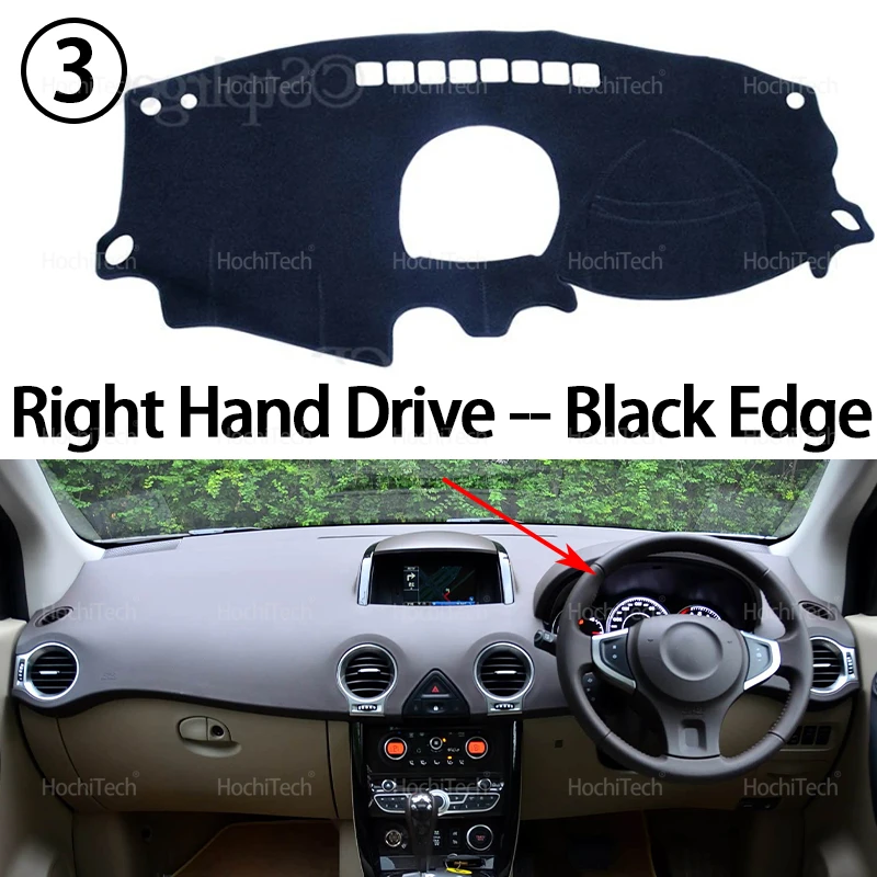 Auto Armaturenbrett Abdeckung Vermeiden Licht Pad Instrument Panel Matte Teppiche Dashboard Abdeckung für Renault Koleos 1 HY 2008 ~ 2016 Samsung QM5 – Detail 11