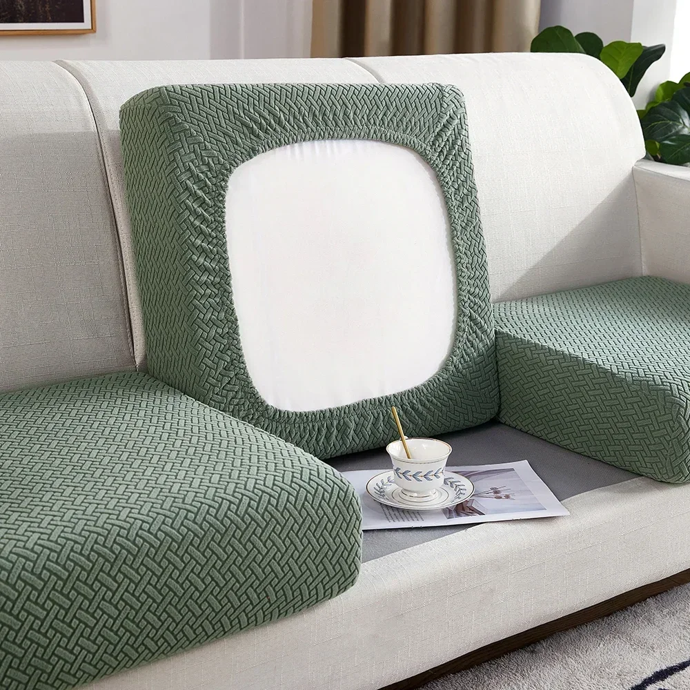 New Jacquard Sofa Seat Cushion Cover For Living Room Stretch Modern Sectional Seat Slipcover L Shape Corner Armchair Sofa Cover