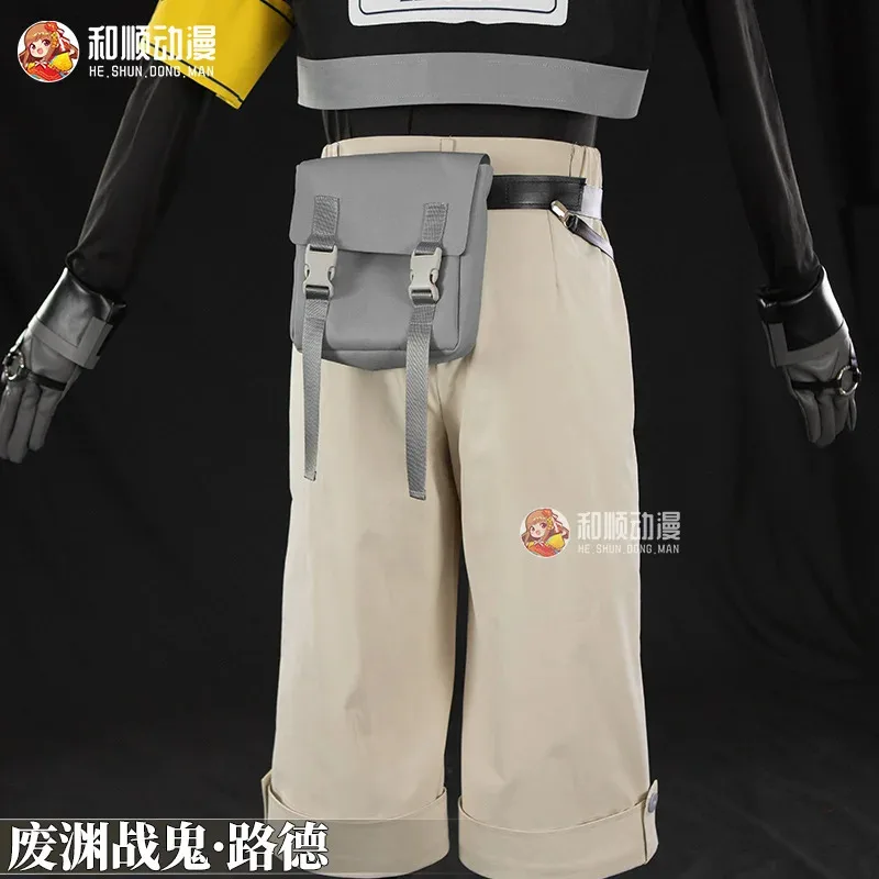 LQGachiakuta Rudo Surebrec أنيمي تأثيري حلي موحدة هوديي قفازات أكوتا المنظفات هالوين كرنفال الدعائم الطرف للنساء م