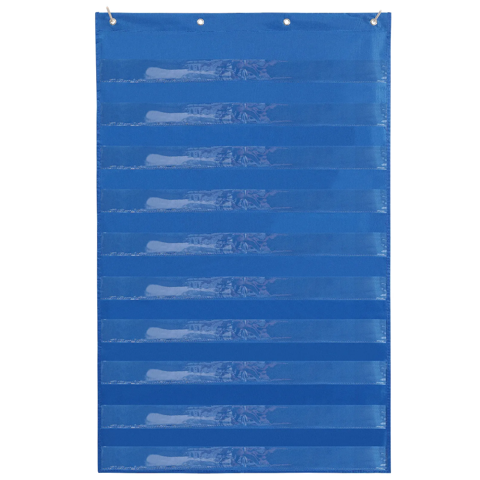 Transparent Wall-Mounted Card Holder Pouch – Classroom & Home Office File Organizer Storage Chart Bag