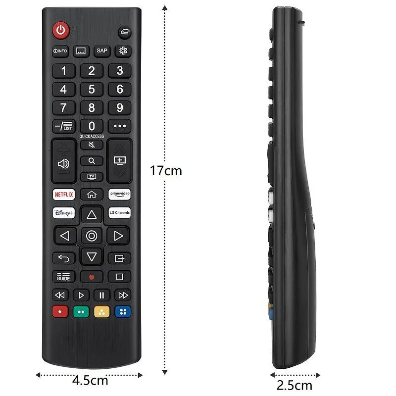AKB76037601 Remote Control for LG LED HD 4K Smart UHD HDTV Models, Prime-Video Netflx Buttons Integrated