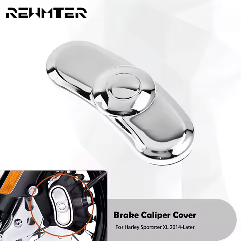 Motorcycle Brake Caliper Cover For Harley Sportster XL 883 1200 48 72 Iron Low 2014-24 Front Rear Brake Caliper Insert Sticker