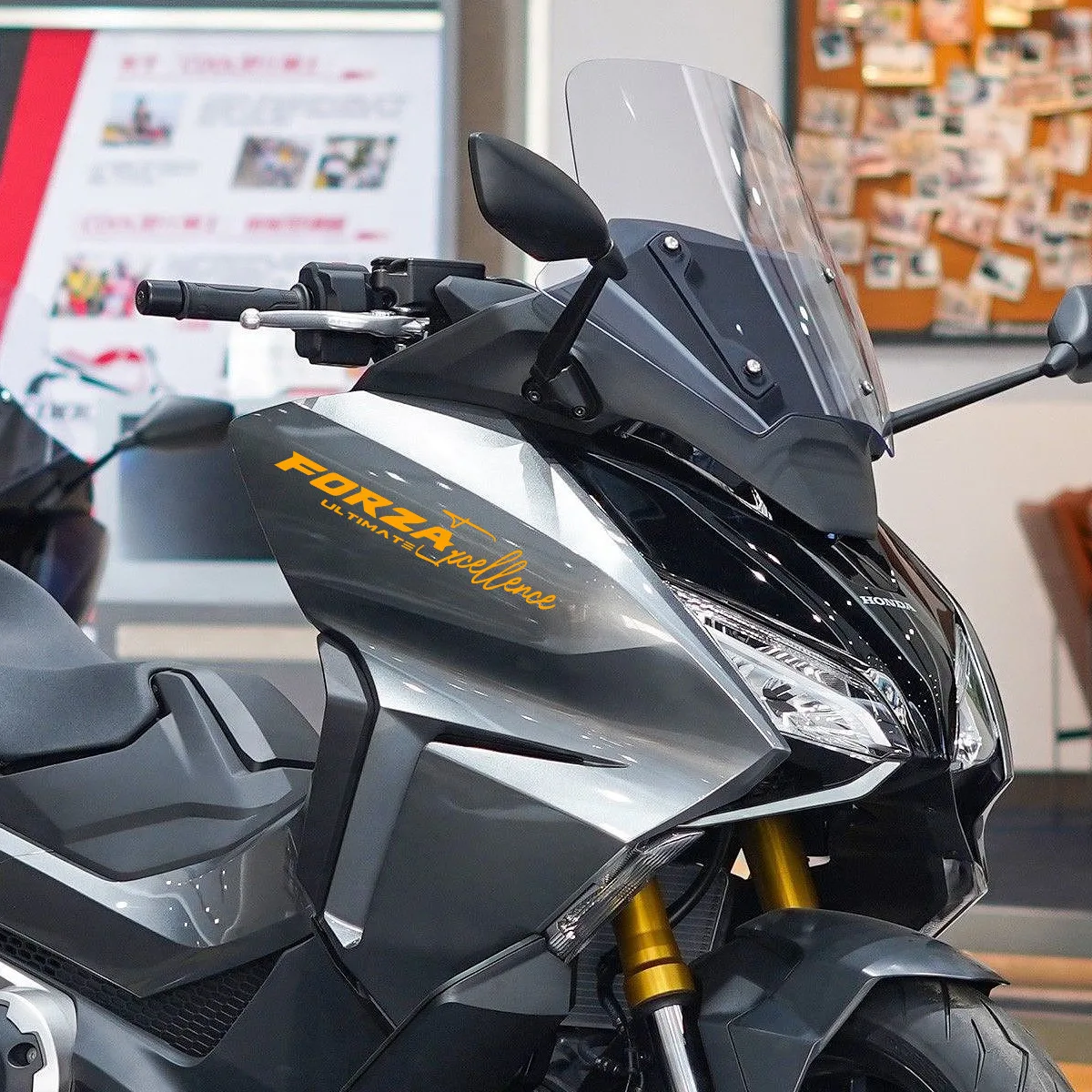 

For Honda Forza 125 750 350 300 Ultimate Excellence Edition Reflective Motorcycle Stickers Moto Head Body Accessories Decals