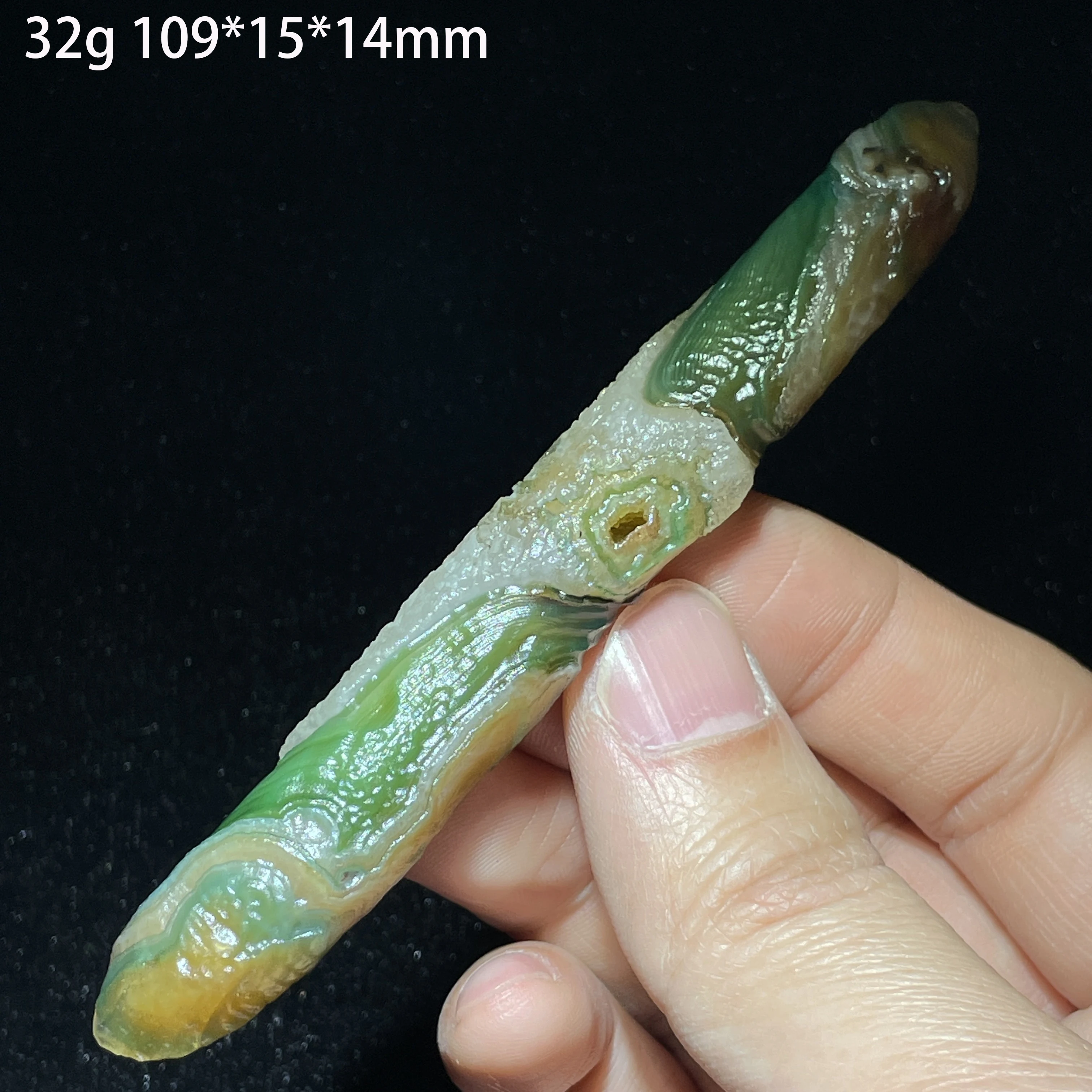 Natural Stick Sardonyx Red Gobi Agate Wand Crystal Quartz Points Wizard Meditation Spirit Healing Stone Garden Decor - view 2