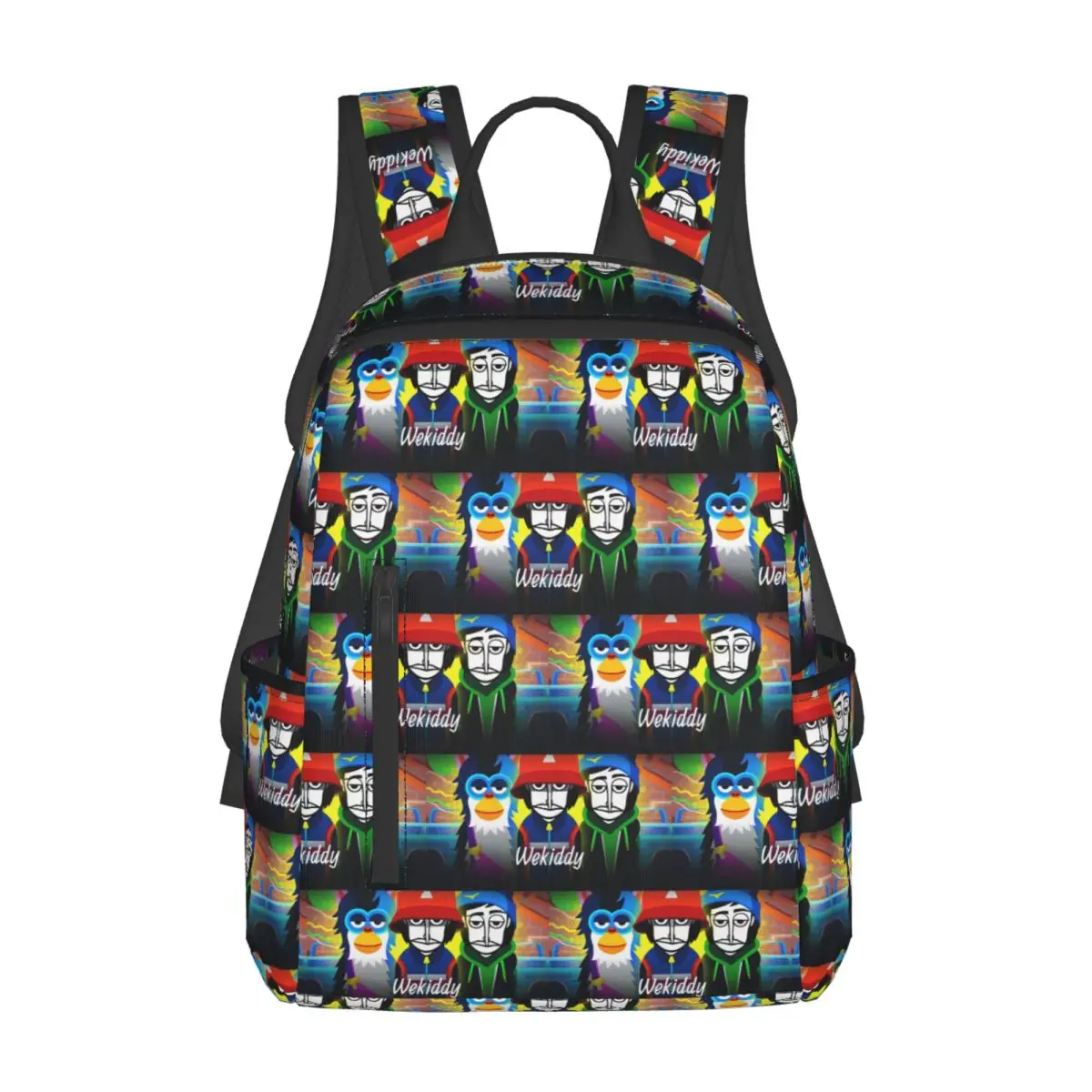 incredibox-ミュージック-ビデオ-ゲーム-バックパック-デイパック-大容量-男の子-女の子-ブックバッグ-スクールバッグ-ショルダーバッグ-メンズ-レディース