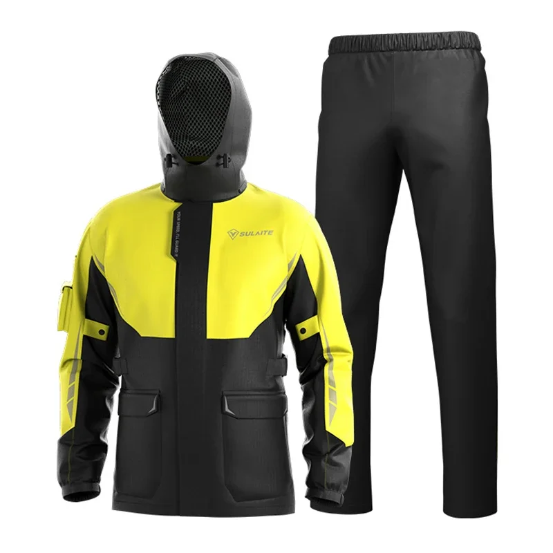 Waterproof Outdoor Raincoat Motorcycle Raincoat For Men Breathable And Comfortable Ultra-thin Rain Coat Motorcycle Suit