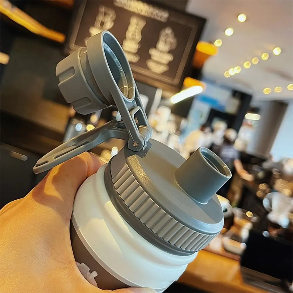 750ML Handheld Vacuum Tumbler Wide Mouth 304 Stainless Steel Flask Water Bottle Hot or Cold Direct Drinking Cup view 3