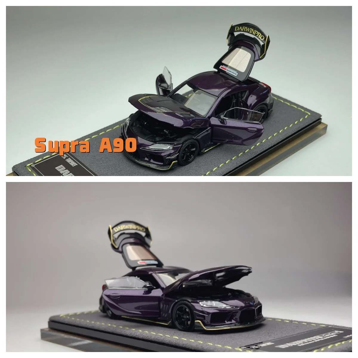 Topart 1:64 Darwin Pro Supra A90 Full Opening JDM Diecast Model Car Alloy
