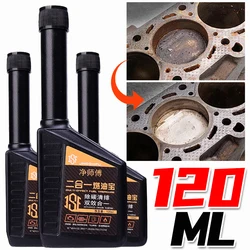 120 ml Car Fuel Treasure Universal 2-in-1 Auto De-Carbonisation Cleaning Maintenance Cleaner Petrol Additive Engine Oil Catalyst
