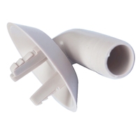 Drain Hose Connector Elbow 15mm/0.59in Three-jaw Drain Hose Connector No Leaking Easy to Install for Air Conditioner