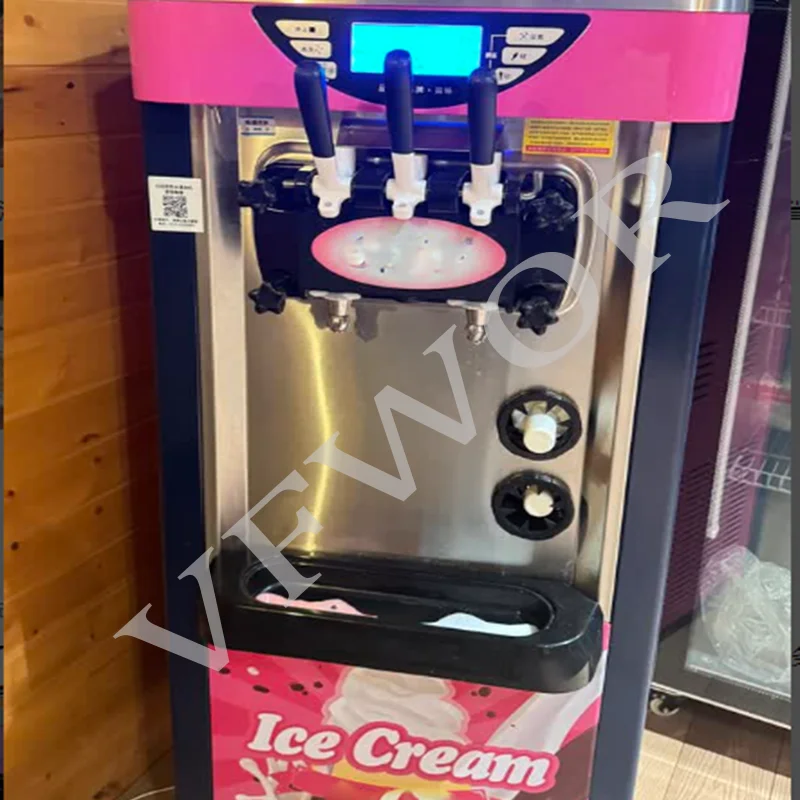 Commercial Automatic Ice Cream Machine Vertical Intelligent Sweetener Maker