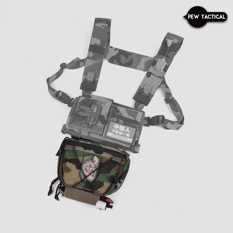 PEW Bolsa táctica Raid portaplacas colgante MOLLE Airsoft UA24 - imagen 3