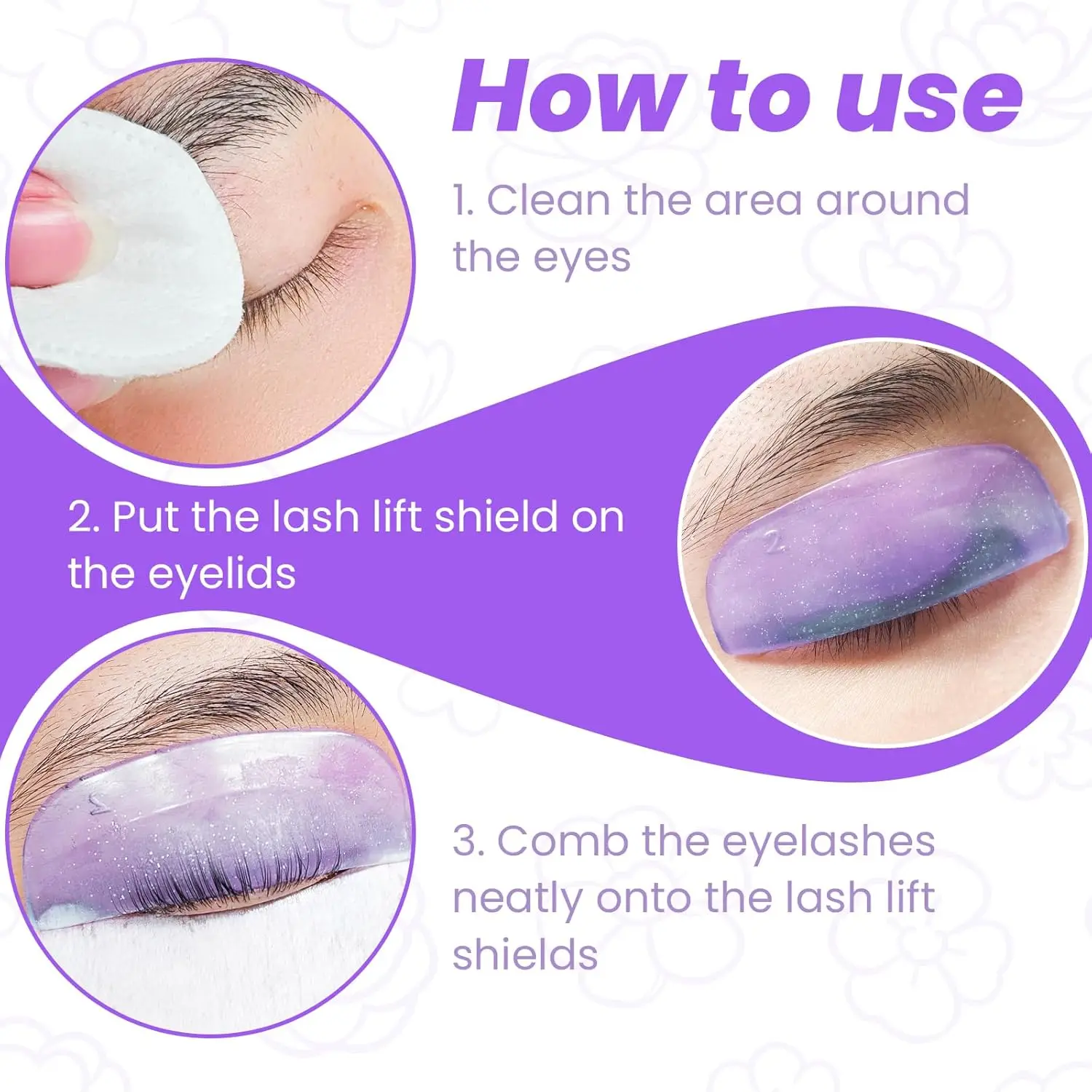 بيرمانيا 4 قطعة سيليكون رمش تجعيد التصفيح الوسادة قابلة لإعادة الاستخدام لاش رفع قضبان عدة ثلاثية الأبعاد جلدة تمديد بكرة الشعر قضيب أداة