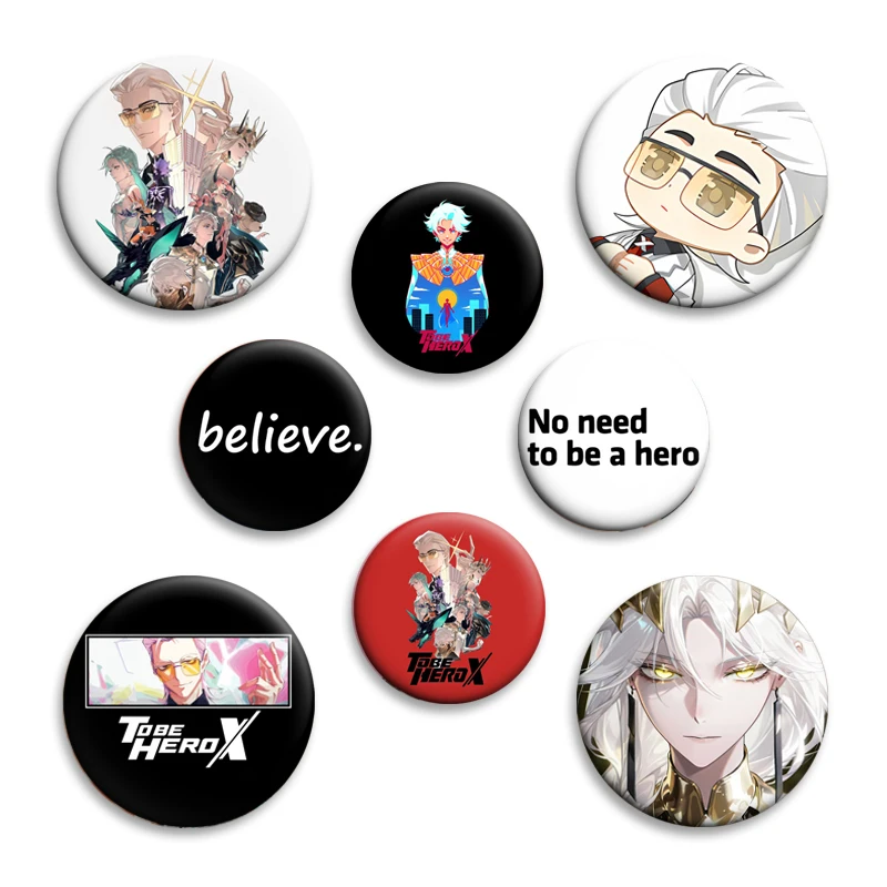 

32/44/50/58mm Anime To Be Hero X Badge Simple Button Pin Snap Brooches Daily Fashion Decoration Birthday Anniversary Ideal Gifts