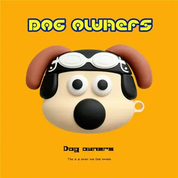 適用於 AirPods 1 2 3 4 Pro 2 Pro 3 蠟筆鯊魚狗矽膠耳機保護套配件 10 最佳銷售 iPod 2 保護套 - №3