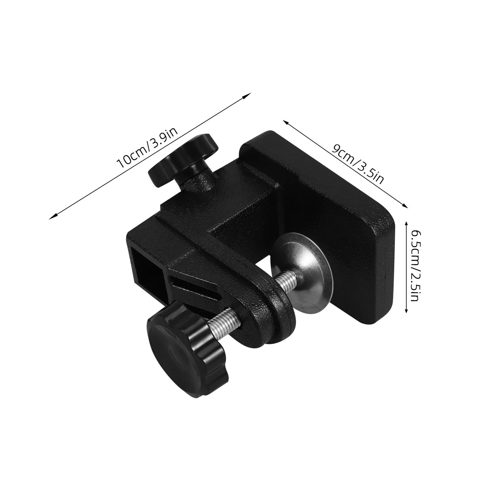 Abrazadera de mesa para el cuidado de mascotas, barra de suspensión de Metal negro resistente, Clip de fijación, accesorio de mesa de aseo confiable, suministro para mascotas
