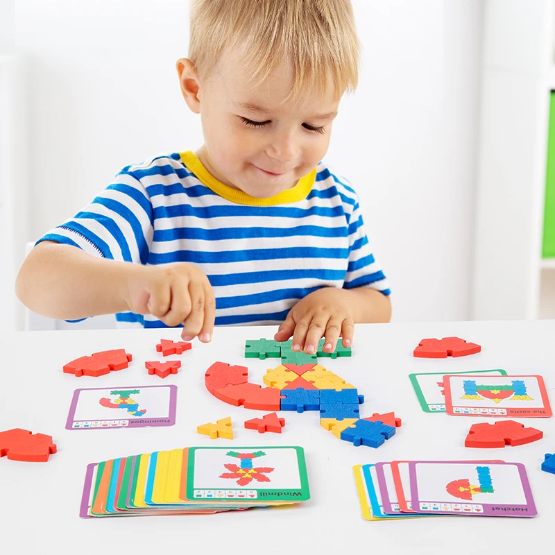 Unlock Your Child's Creativity with Fun & Educational Puzzles - The Perfect Parent-Child Interaction Game!