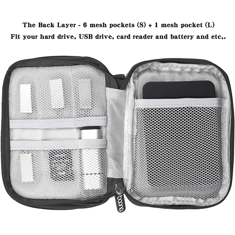 Hard Drive Storage Bag Case Portable Hard Drive Bag Multifunctional Storage Bag Durable And Stylish Large Capacity Storage Bag