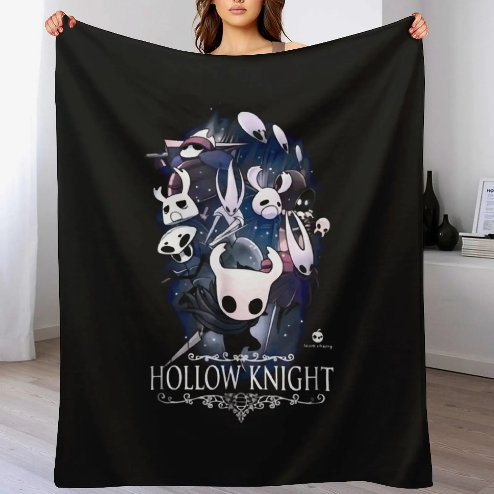 

Hollow Knight Merch Original Hollow Knight Throw Blanket Vintage Blankets For Bed bed plaid Blankets