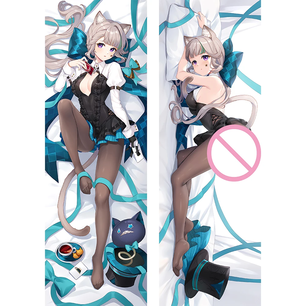 Cosplay Genshin Impact Lynette Dakimakura Kissen bezug 2-seitig umarmen den Körper Kissen bezug sexy Kissen bezug Home Bettwäsche Dekor Requisiten