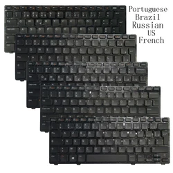 Nieuwe Portugees/Ons/Russisch/Frans/Brazilië Toetsenbord Voor Dell Inspiron 5423 14z-5423 14Z 3360 1618l 13Z-5323 5323 Vostro 3360 V3360