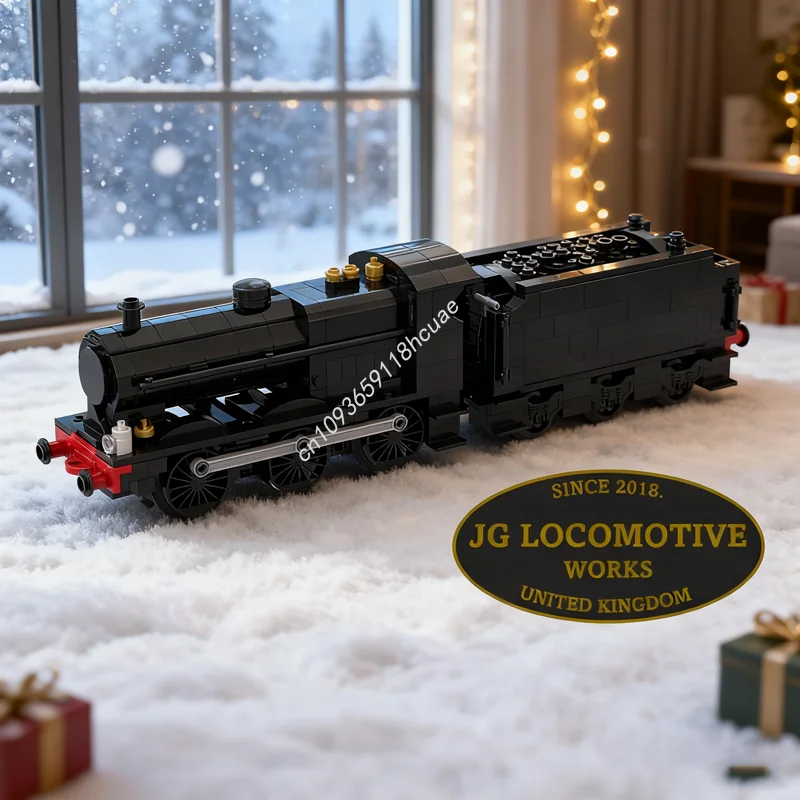 

816pcs MOC LMS Fowler City Trainsed Model Building Blocks Construction Toys DIY Christmas Gift Creative Education Kids Birthday