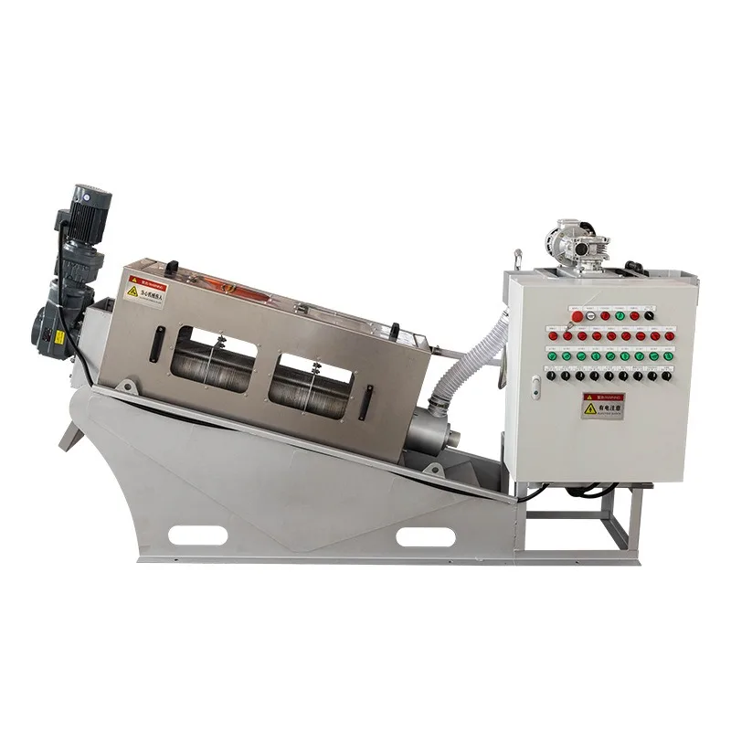 Stacked screw machine Automatic stainless steel sludge dewatering machine, stacked screw sludge dewatering machine