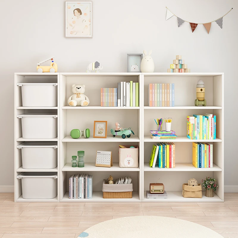 

Children's Floor Shelf Living Room Toy Storage Shelf Kindergarten Bookshelf Locker Baby Multi-layer