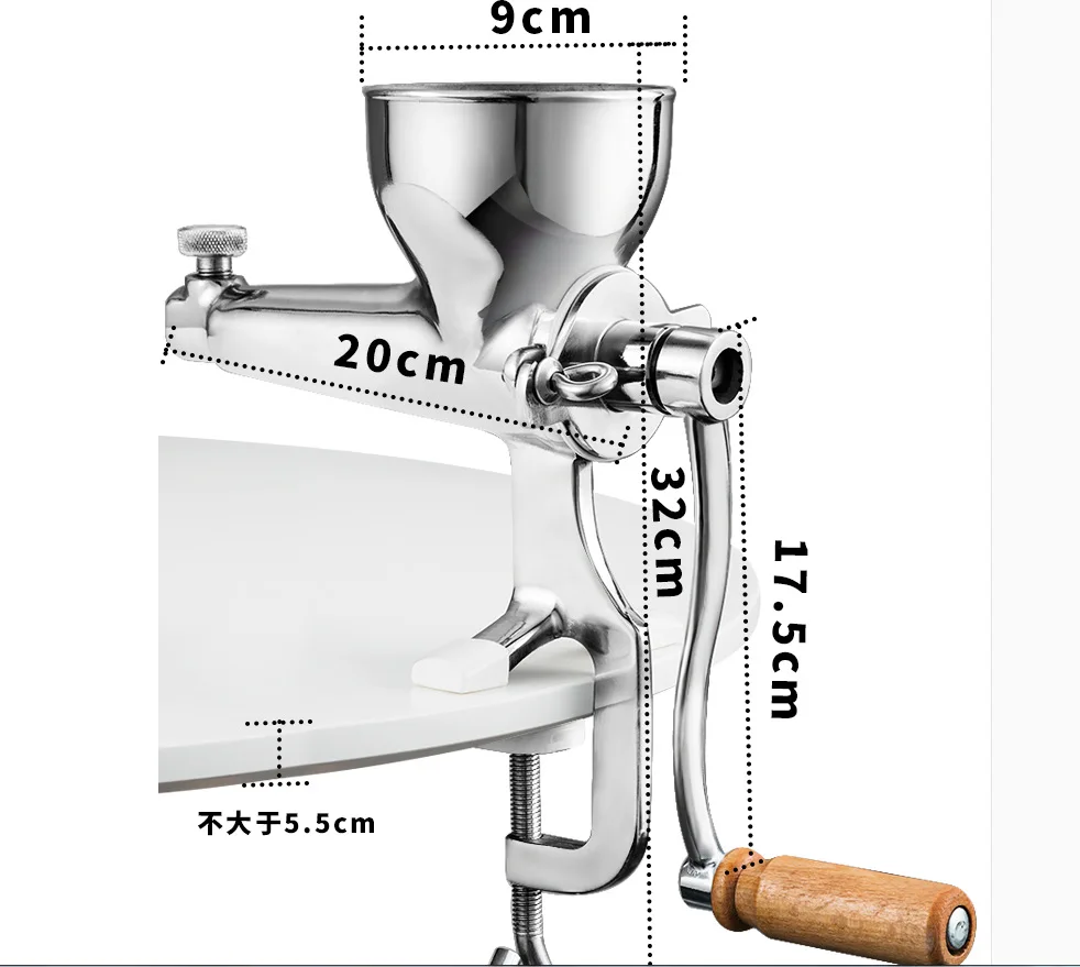 304 stainless steel manual juicer wheatgrass wheat orange ginger pomegranate household hand juicer