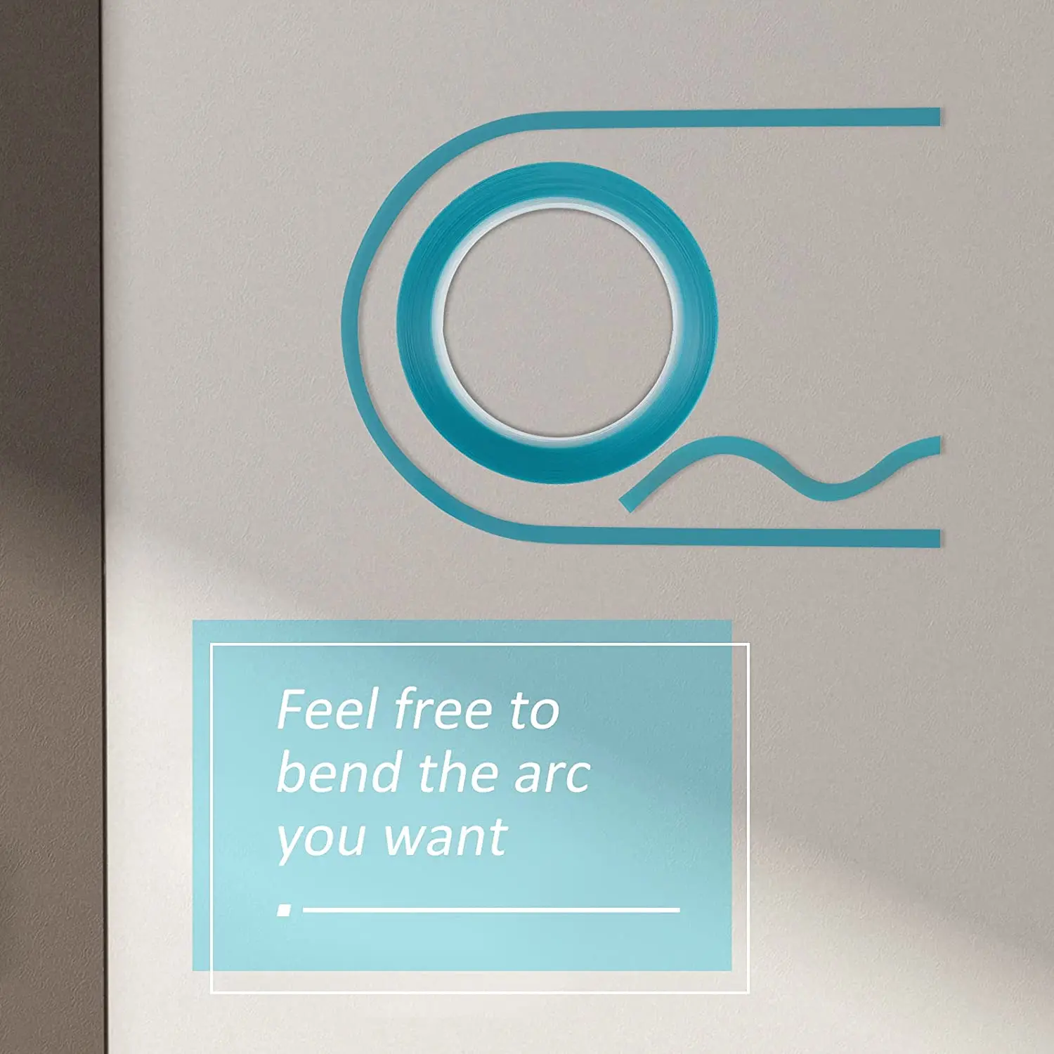 Fine Line Tapes 1/8 Inch 3mm Vinyl Fine Line Masking Tape for Curves Automotive Car Painter, 33 Meters for Each Roll TQ