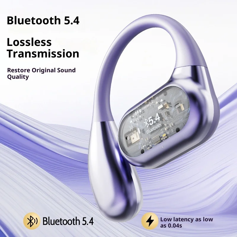 Original Lenovo Q17 Pro OWS Wireless Bluetooth Earphones Gaming Noise Canceling Headphones LED Power Display Sports Headset