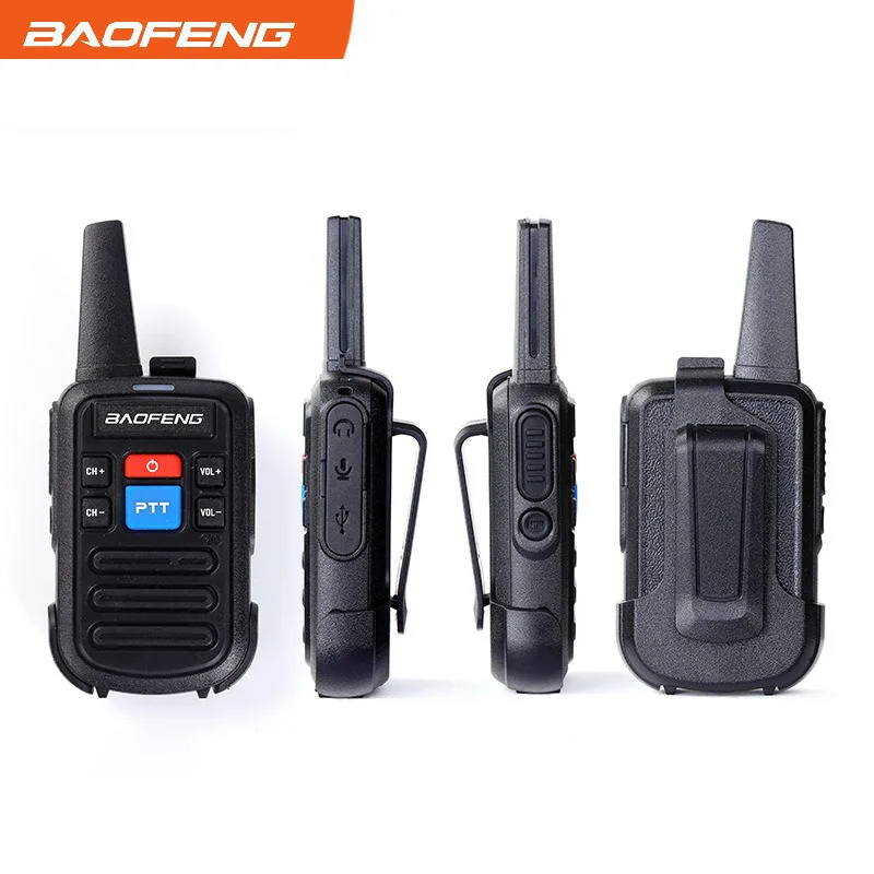 Baofeng BF-C50 جهاز اتصال لاسلكي صغير محمول مضاد للتدخل بطارية ذات سعة كبيرة في الهواء الطلق طويل الاستعداد الاتصال الداخلي الأصلي