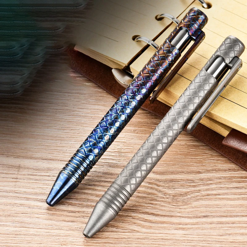 EDC Titanium Alloy Pen With Collection Writing Multi-functional Portable Outdoor EDC Tools Self-defense tactical pen