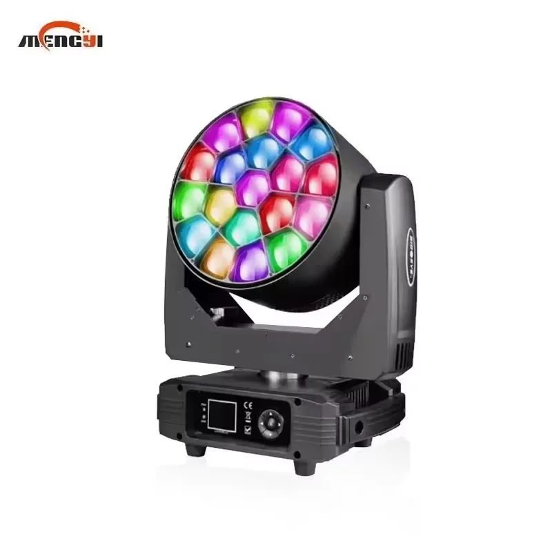

Factory Direct Sales Zoom Moving Head Par Light 19pcs 4in1 RGBW LED Emitted Moving Head Wash Light