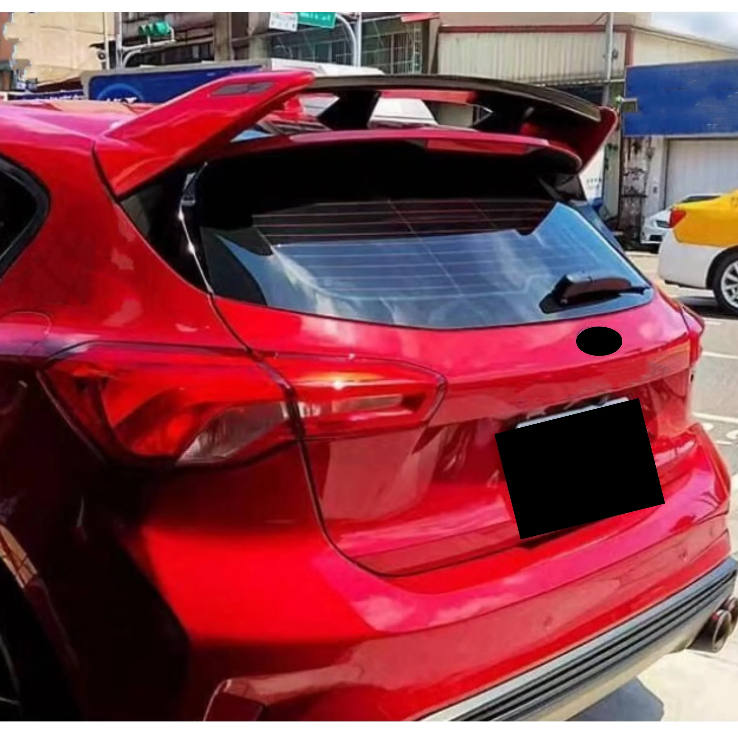 Tail wing  for Ford Focus 2019-2022 modified RS style Rear spoiler Trunk wing Body kit Car Accessories