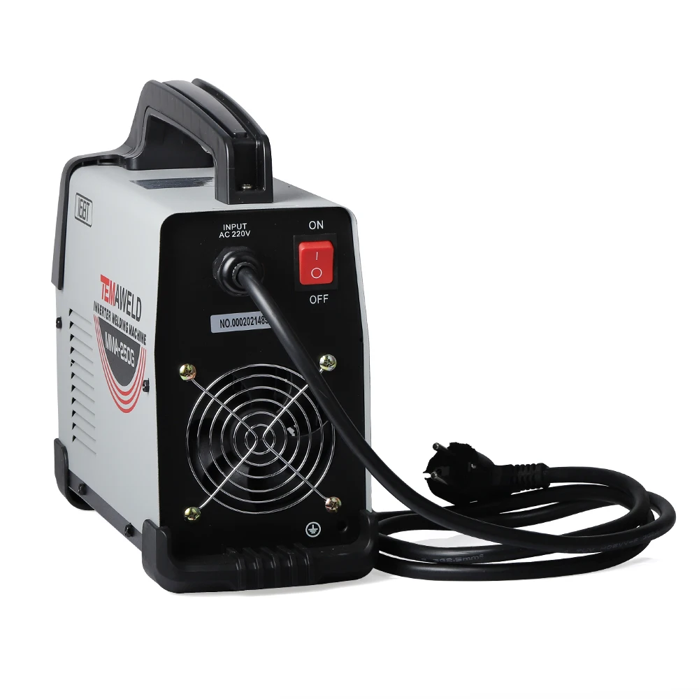 MMA Portable Mini Arc Welding Machines IGBT DC Inverter ARC Welder LCD Display Handheld Electric Welders Adjust 20-250A Current