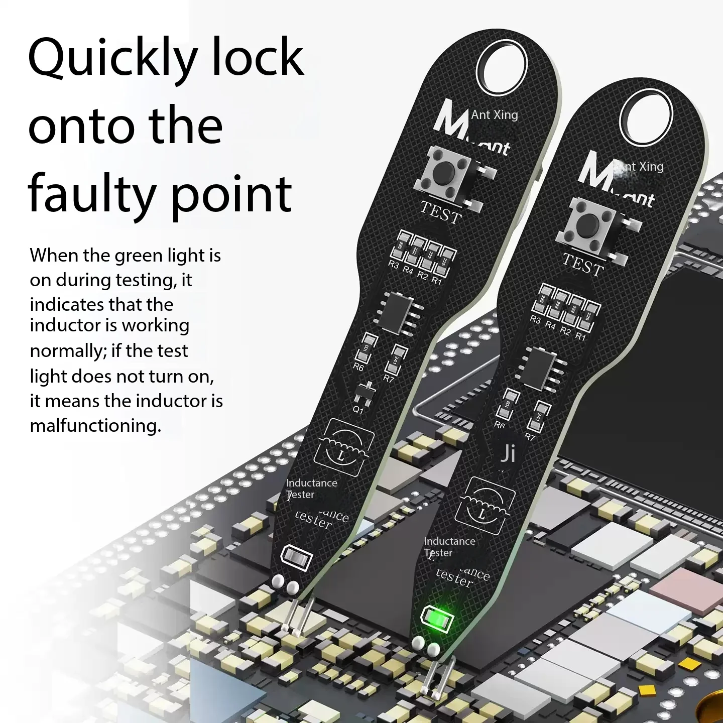 Inductance Tester for Motherboard Inductance Fault Troubleshooting Electromagnetic Inductor MaAnt RL-XA5 OSS-W01 JTX CT-1 K7S
