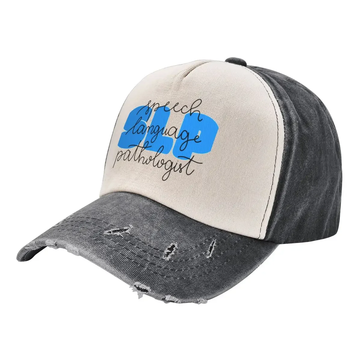 Blue Speech Language Pathologist Baseball Cap derby hat cute Hat Baseball Cap For Women Men's