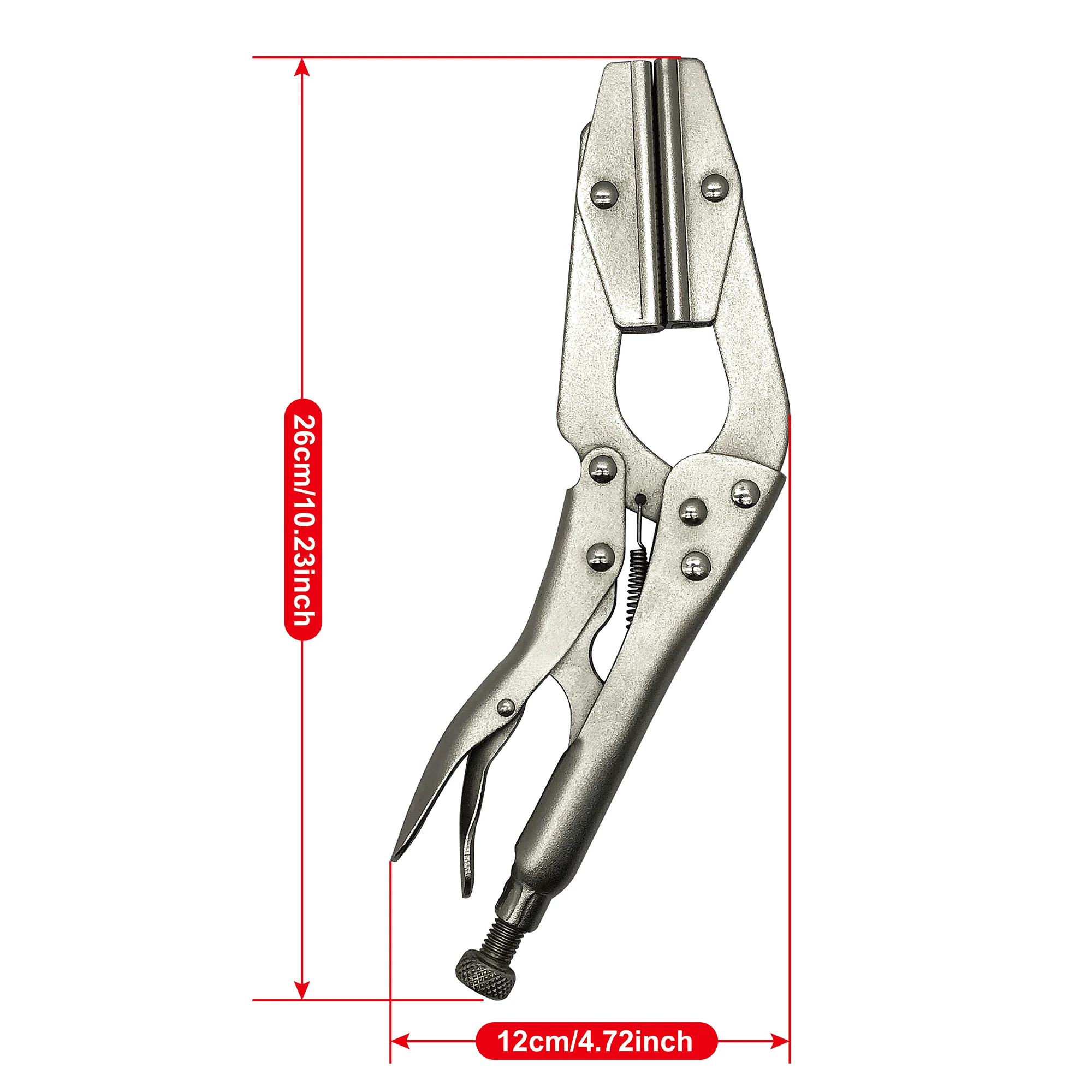 10.5 인치 라디에이터 호스 클램핑 핀치 오프 잠금 펜치 Multitool 핸드 툴 호스 클램프 펜치 금속 다기능 집게
