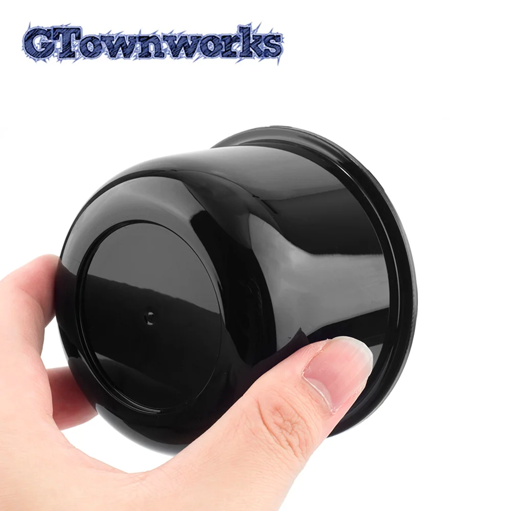 1PC 91.5mm/3.62in 82.6mm/3.25in Push Through Center Cap for Weld Racing Auto Rim Refit  Covers High Gloss Black/ Chrome