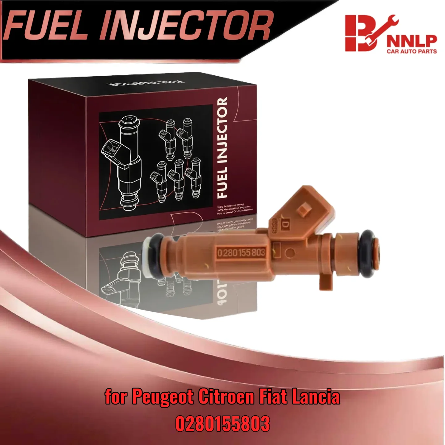 

Форсунка для Peugeot Citroen Fiat Lancia 306 406 Ulysse 2,0 16 В с номером детали 0280155803