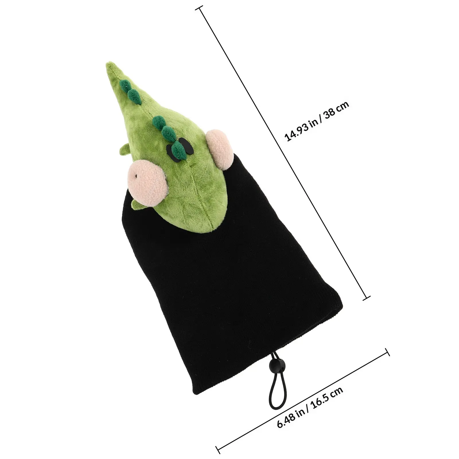 Cartoon Animal Ski Cover Decorative Cute Winter Protective Cover for Snowboarding Motorbike Outdoor Sports Accessories