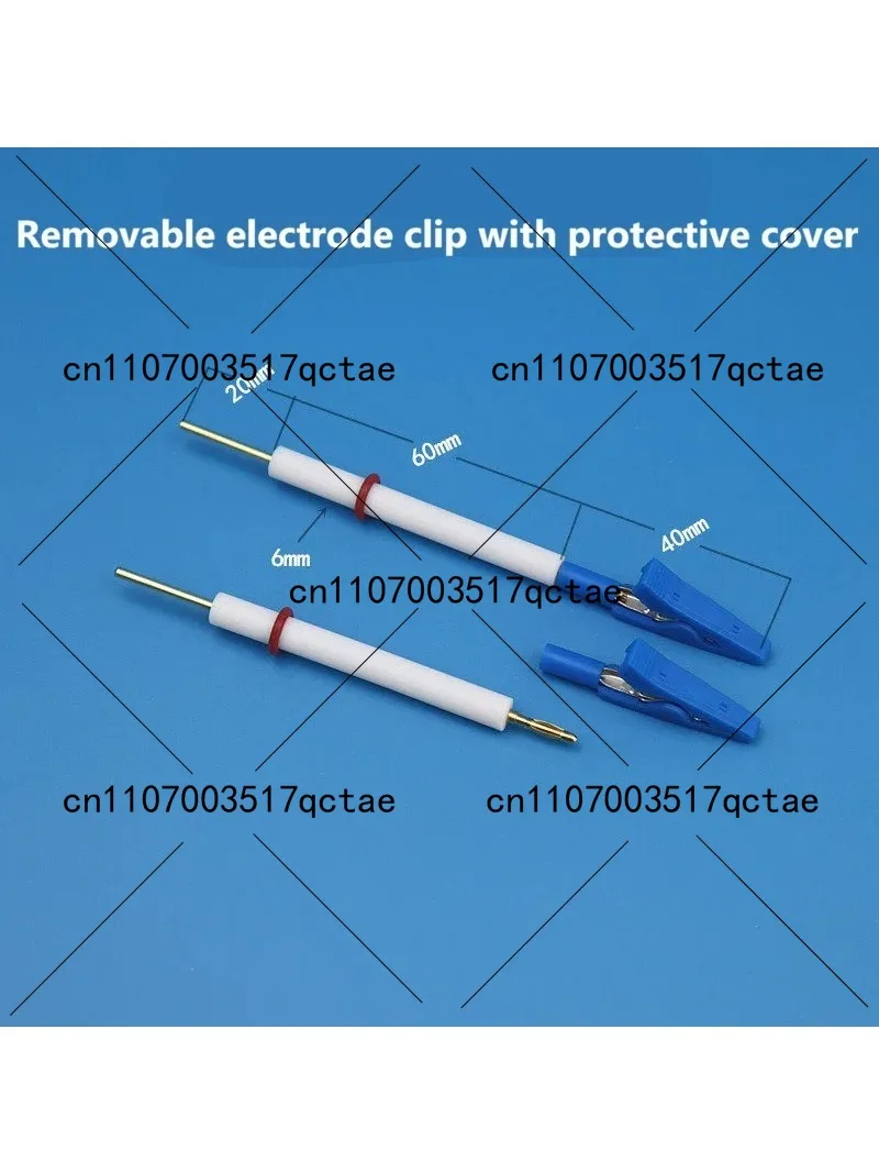 Electrode Clip, Copper Stainless Steel Alligator Clip for TENS Unit