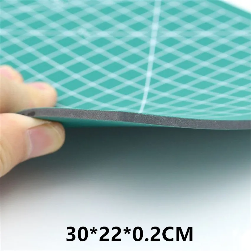 Table Tennis Racket Rubber Cutting  Board Cutting Knife Cutting Mat 30*22CM