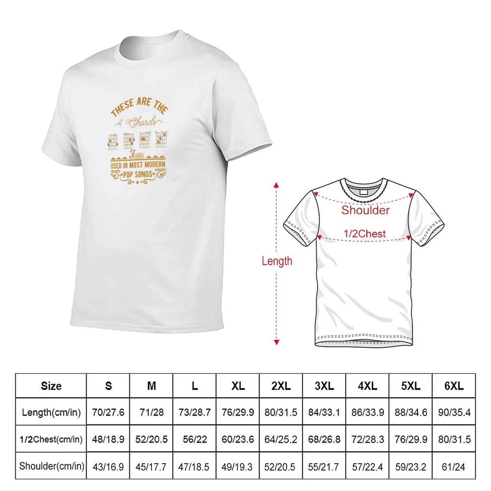 These Are The 4 Chords! T-Shirt man t shirt designer t shirts designer t shirt for man T-shirt