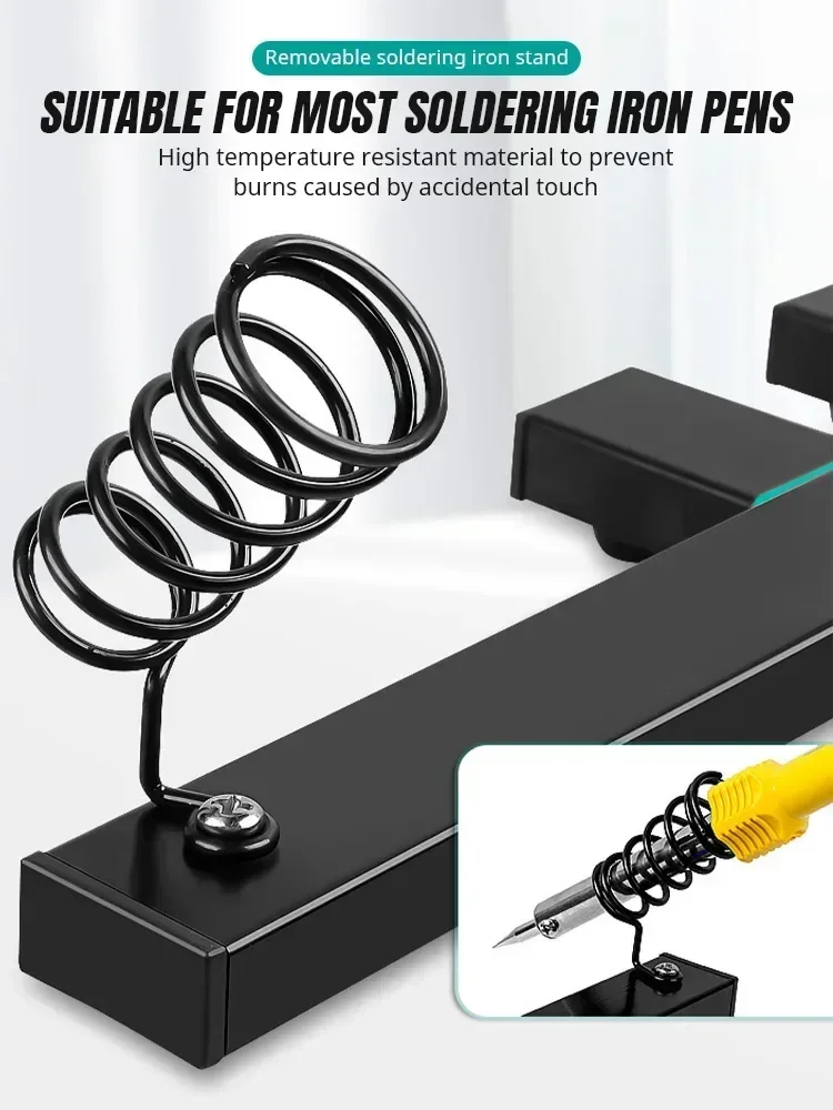 Imagem -02 - Pcb Circuit Board Welding Disassembly Fixture Ajustável Motherboard Holder Mainboard Clamp Ferro de Solda Stand 360 ° Rotação