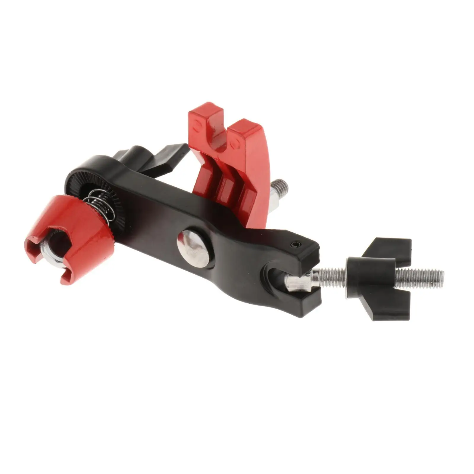 Drum Rack Clamp Metal L Rod Drum Set Clip Connecting Clamp Percussion Bracket for Drums Rack and Cymbal Stacker