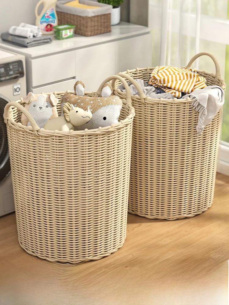 

Большая корзина для белья для дома, корзина для хранения грязной одежды, проволочная корзина, корзина-ведро для белья